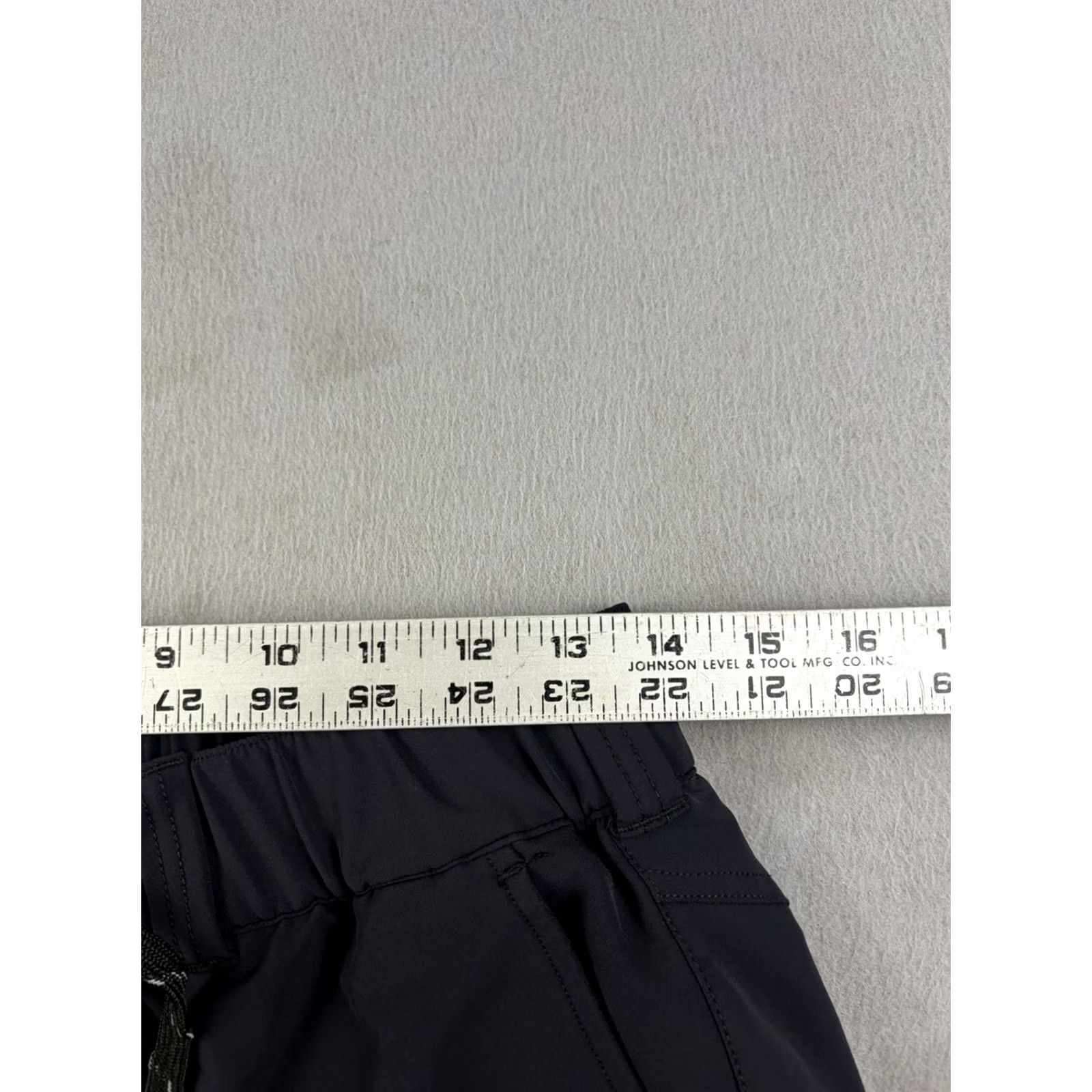 Vintage Bylt Cargo Pants Men Slim 30x29 Black Drawstring Stretch Inseam 29 in Tapered Logo Microfiber Cargo Pants Men M Black Size US 31 - 6 Thumbnail
