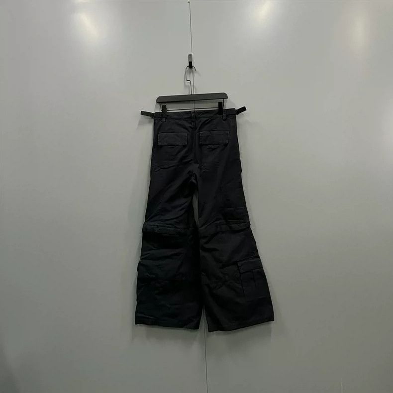 Balenciaga Balenciaga size XS Black Flared Cargo Pants Size US 27 - 2 Thumbnail