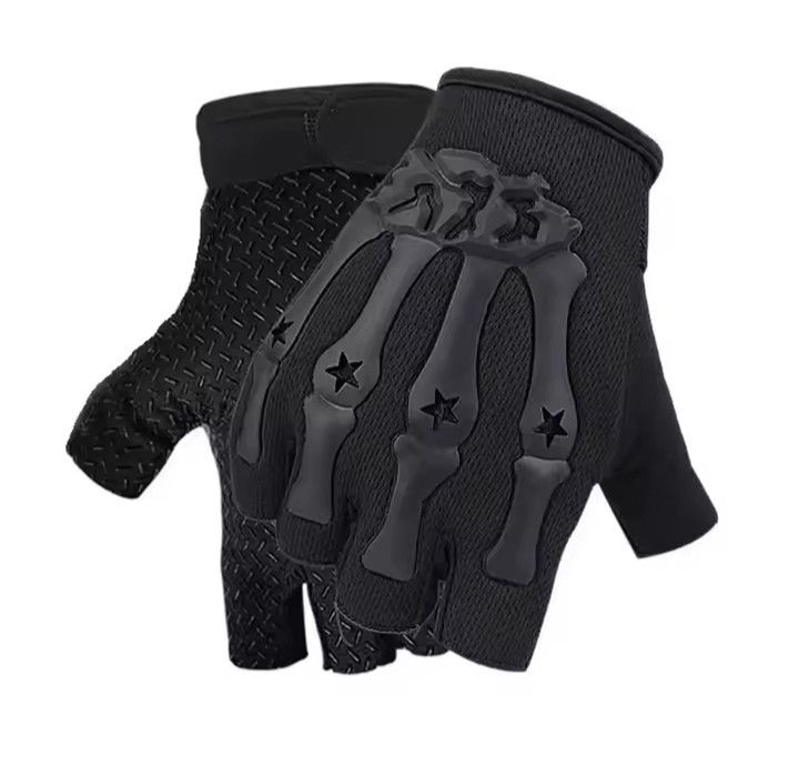 Designer × Japanese Brand Riding Half Finger Glove Size ONE SIZE - 1 Thumbnail