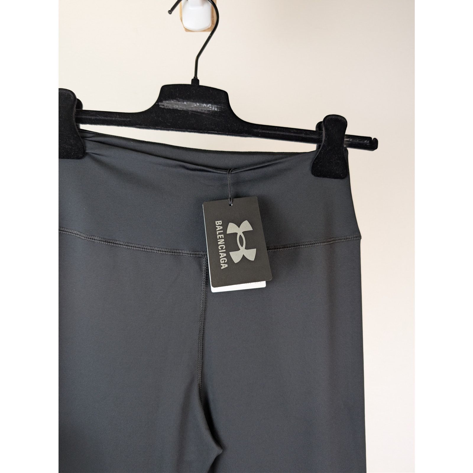 Balenciaga × Under Armour o1rshd1 Light Spandex Legging Pants in Black / White Size US 32 / EU 48 - 6 Thumbnail
