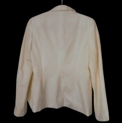 Other Women's Fully Lined Blazer Size 8 Ivory Size M / US 6-8 / IT 42-44 - 3 Thumbnail