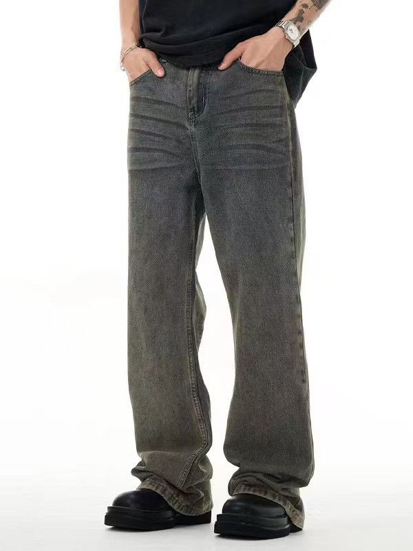 Japanese Brand × Jean Street wash distressed micro flared jeans Size US 30 / EU 46 - 1 Thumbnail