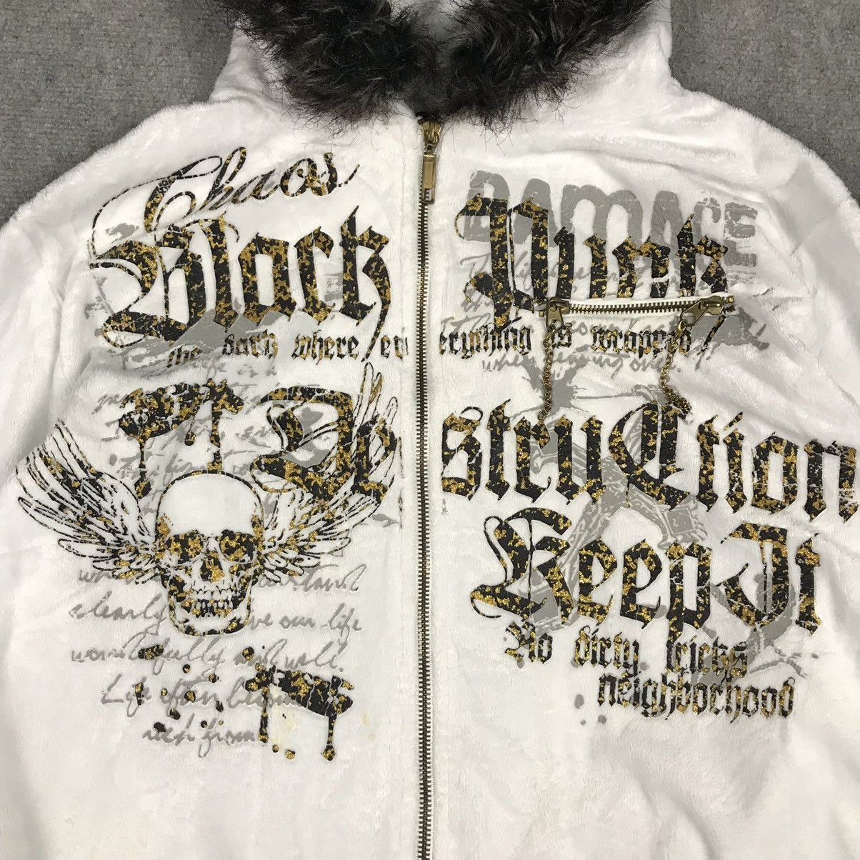 Japanese Brand × Le Grande Bleu (L.G.B.) JAPANESE BEAND BEAUMERE LGB STYLE FUR HOODIES JACKET Size US M / EU 48-50 / 2 - 2 Thumbnail