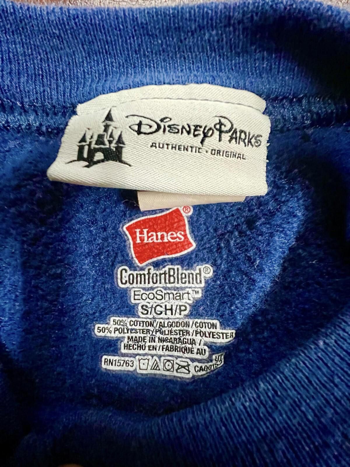 Disney Mickey Mouse Disney Parks Mens Fleece Sweatshirt Blue Size US S / EU 44-46 / 1 - 3 Thumbnail