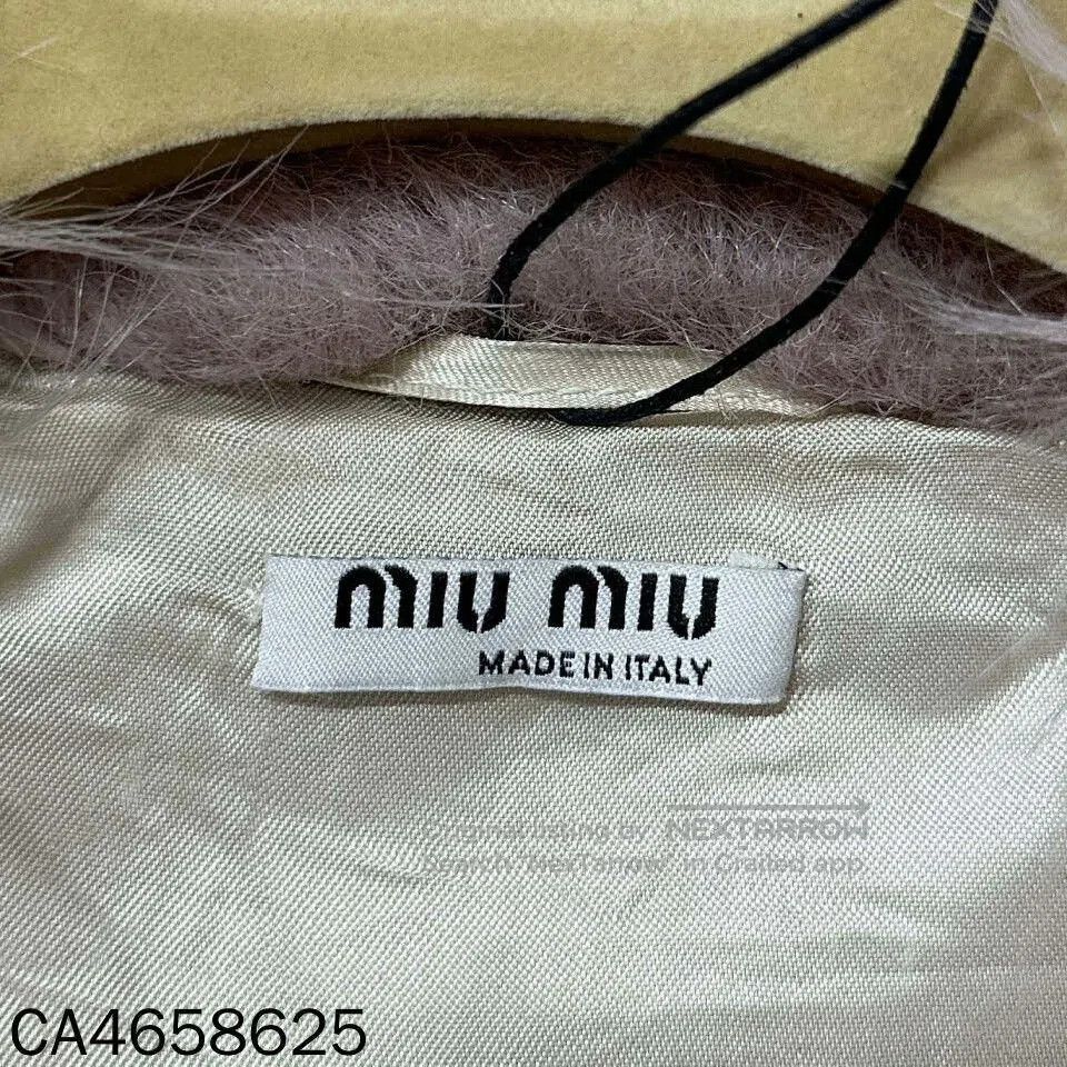 Miu Miu Miu Miu Pink Fuzzy Show Coat. Size XS / US 0-2 / IT 36-38 - 4 Thumbnail
