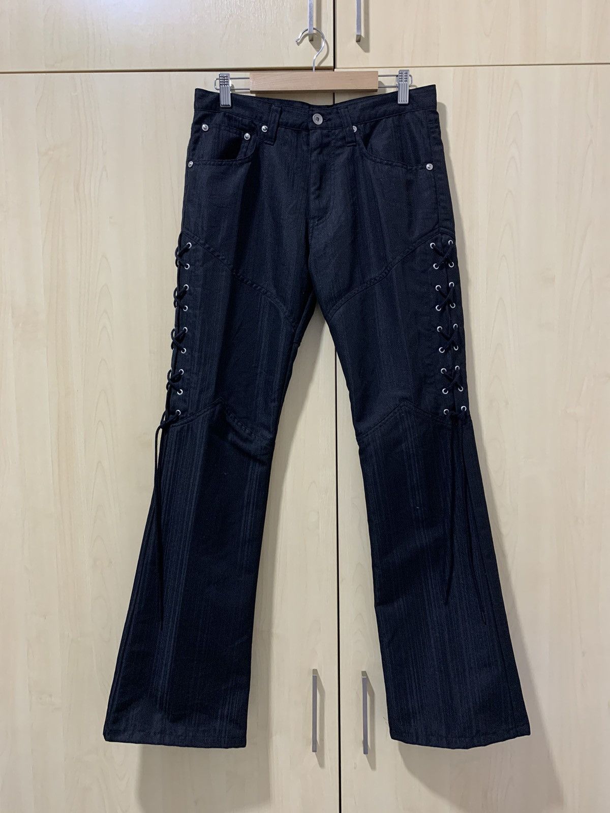 semanticdesign Semantic design flare pant stripe design Size 30" / US 8 / IT 44 - 1 Thumbnail