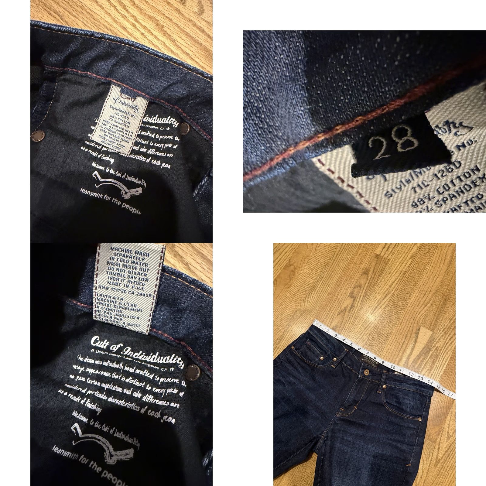 Cult Of Individuality Cult of Individuality Jeans Womens 28 Blue Vixen Curvy Fit Bootcut Y2K 90s Flare Cowgirl Stretch Pockets Denim Casual Regular Vintage N/A Size 28" / US 6 / IT 42 - 8 Thumbnail