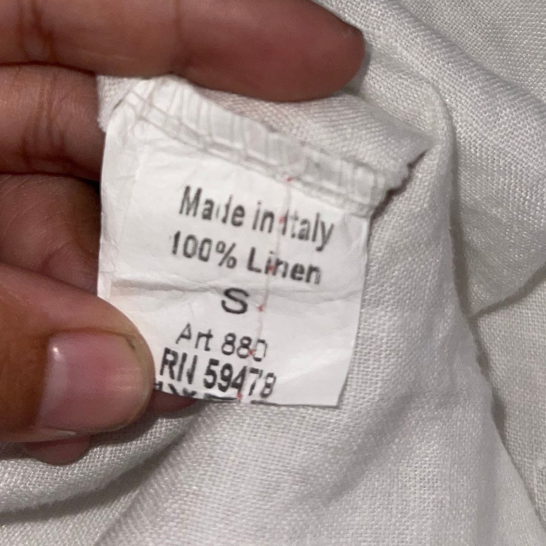 Other Terzo Millennio Tunic 100% Linen Top Blouse Size Small Italy Size S / US 4 / IT 40 - 5 Thumbnail