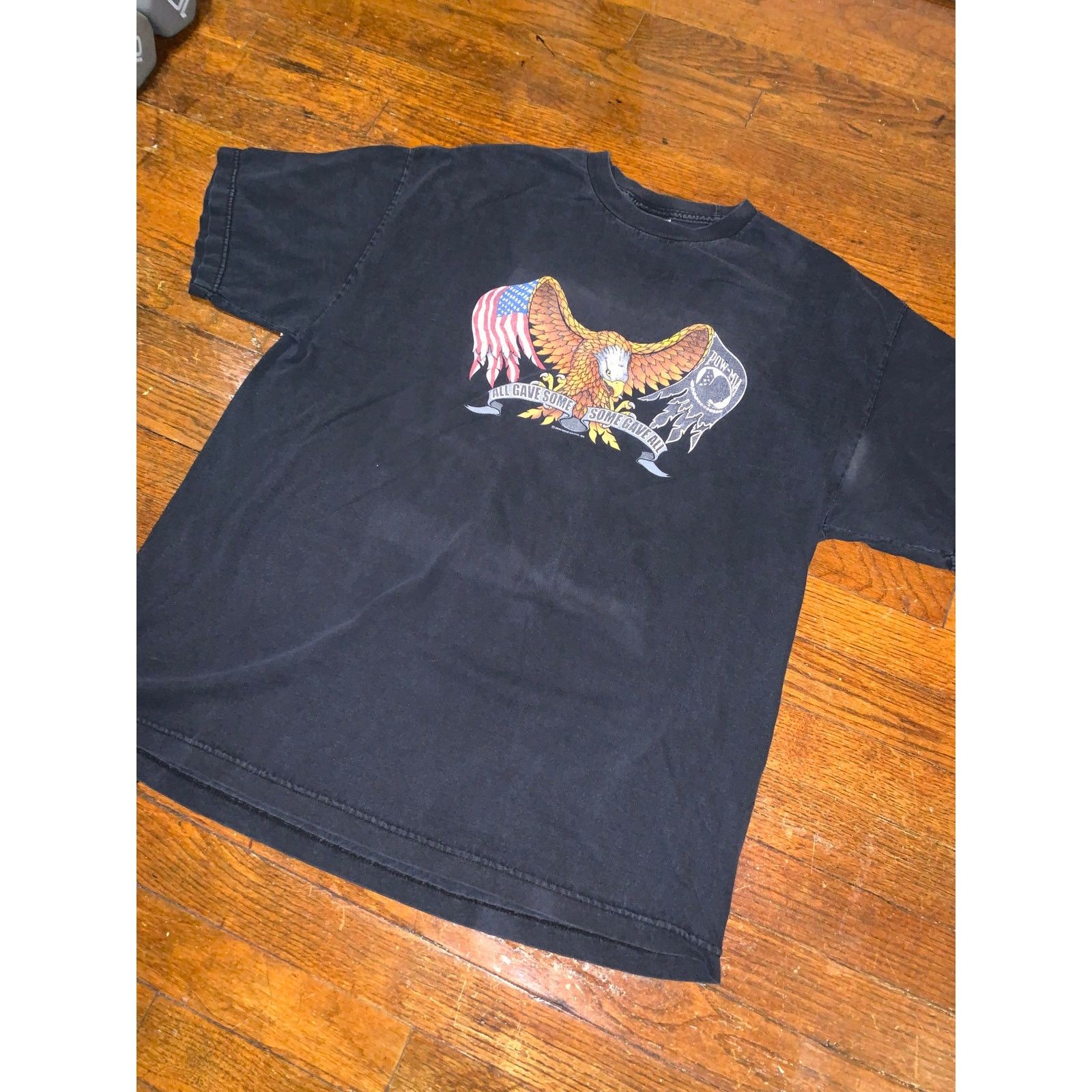 AAA × Vintage POW MIA Eagle T Shirt XL All Gave Some Some Gave All USA Tee Size US XL / EU 56 / 4 - 4 Thumbnail