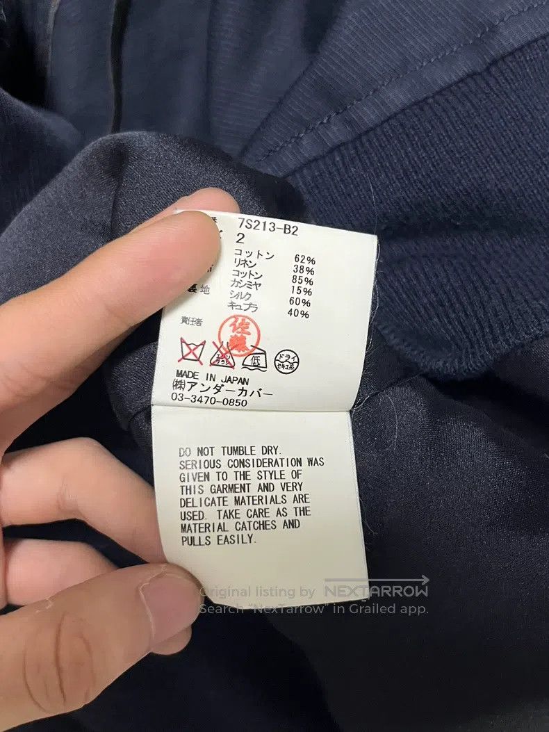 Undercover Undercover 07 SS Purple Blood Rose Embroidered Work Jacket Size US M / EU 48-50 / 2 - 6 Thumbnail