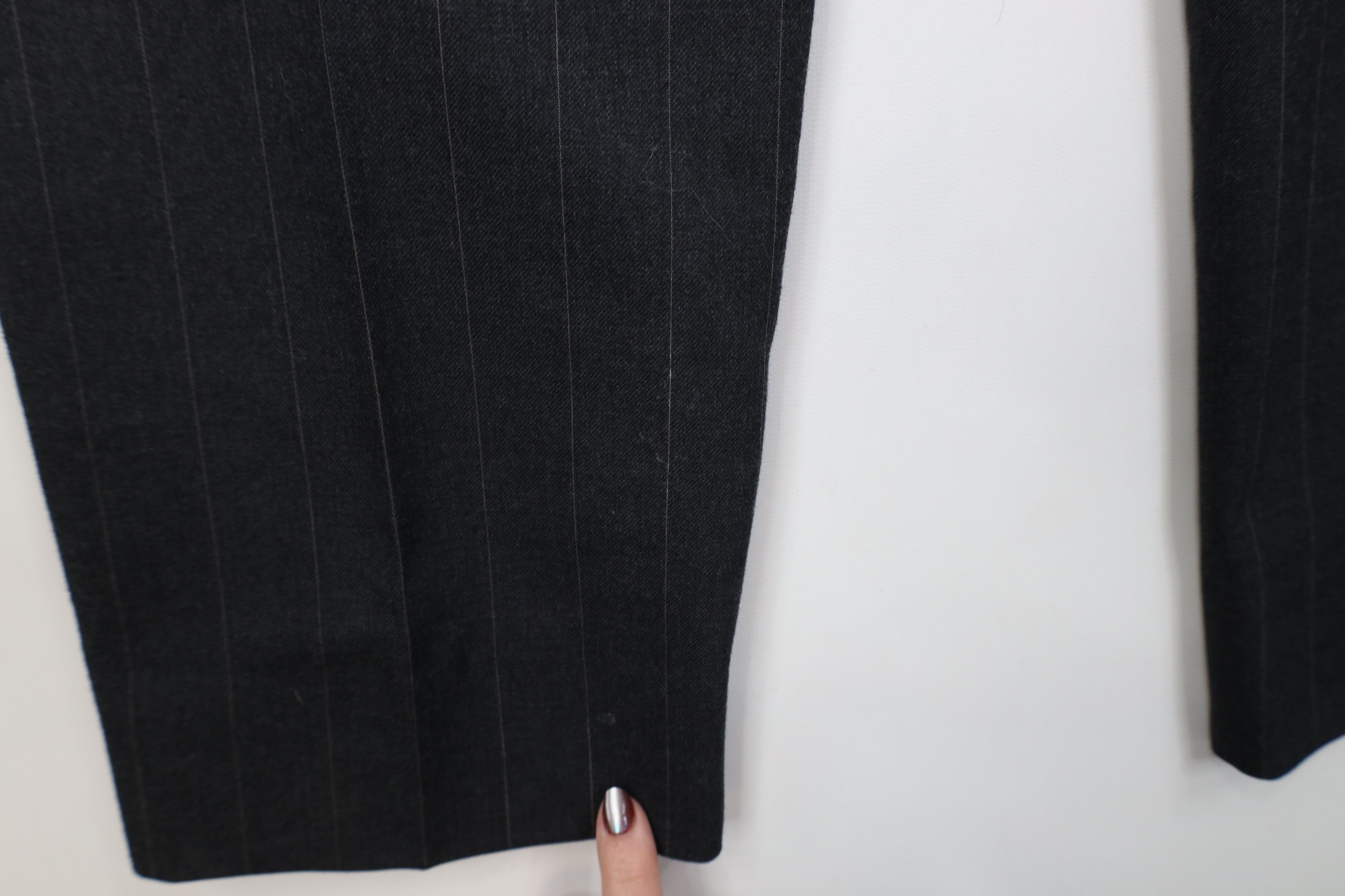 Vintage Vintage 70s Streetwear Knit Pinstriped Chino Pants Trousers Size US 34 / EU 50 - 11 Thumbnail