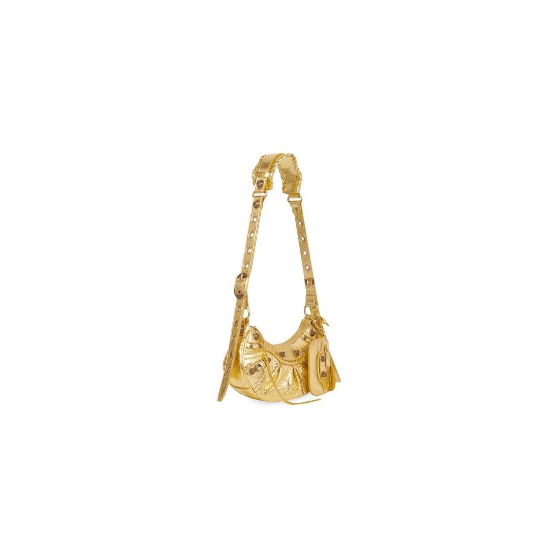 Balenciaga o1w1db10725 Size: OS / Le Cagole XS Shoulder Bag Gold Size ONE SIZE - 3 Thumbnail