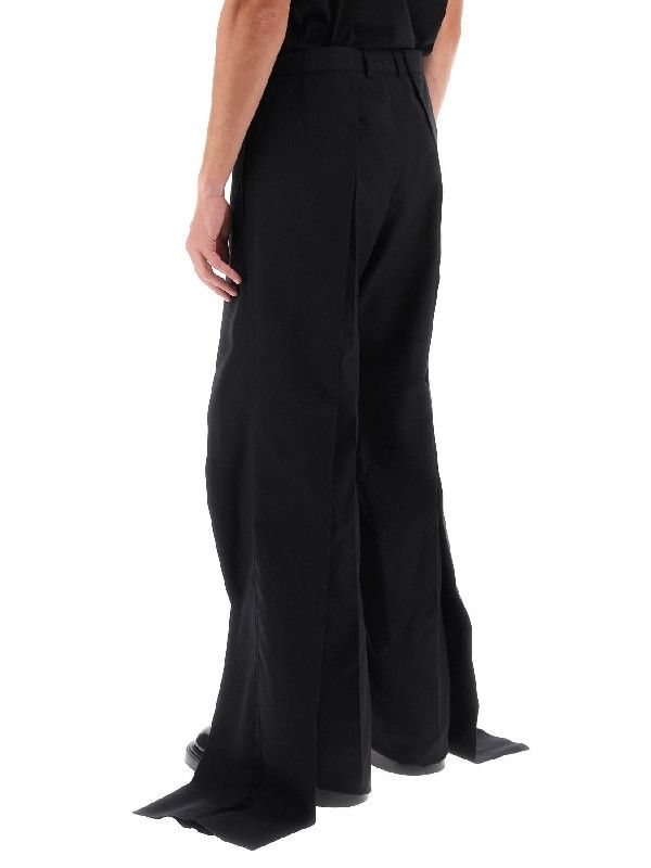 Balenciaga o1mt1gz1225 Tuxedo Double Side Pants Size US 34 / EU 50 - 3 Thumbnail