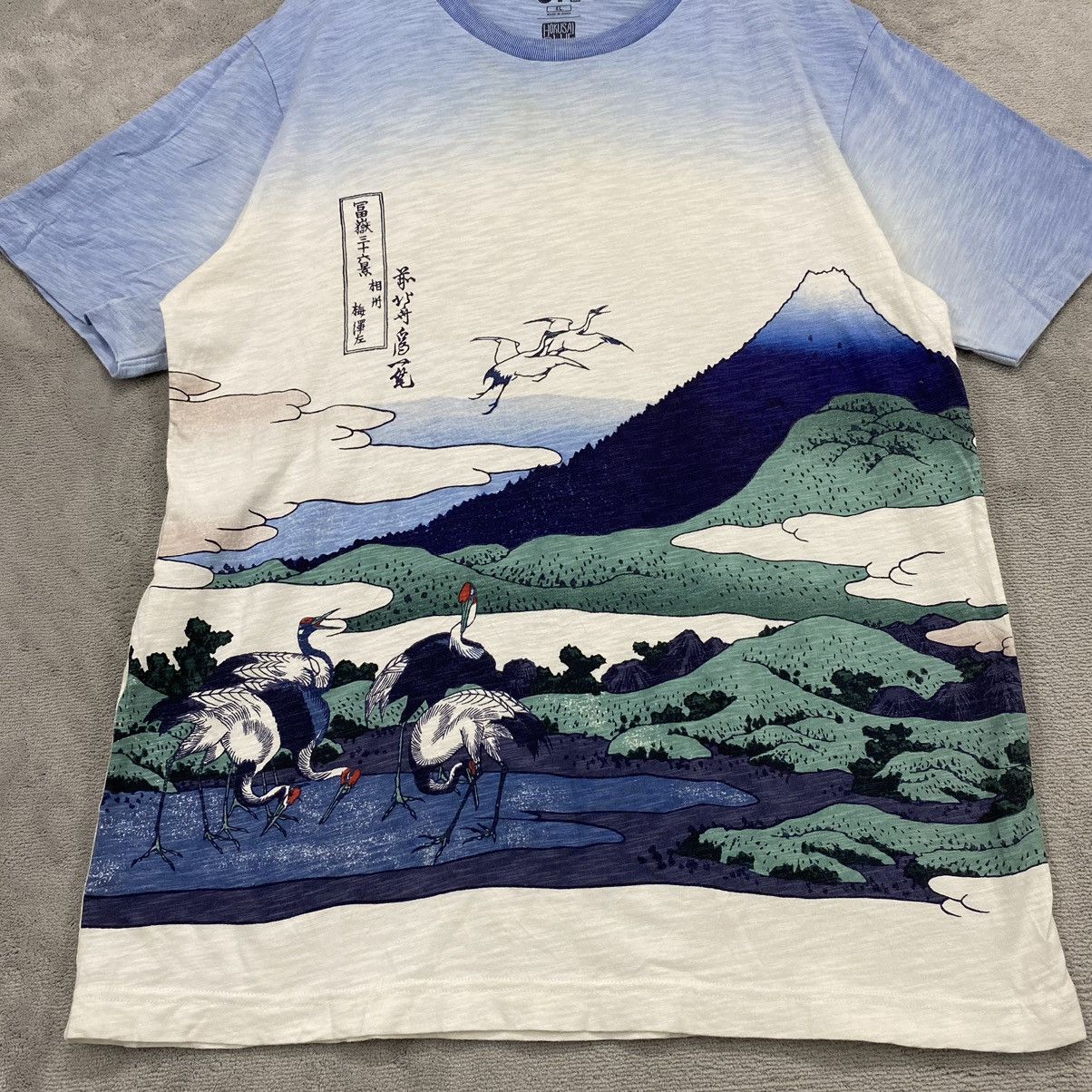 Uniqlo 🔥RARE🔥 UNIQLO HOKUSAI BLUE Size US XL / EU 56 / 4 - 4 Thumbnail