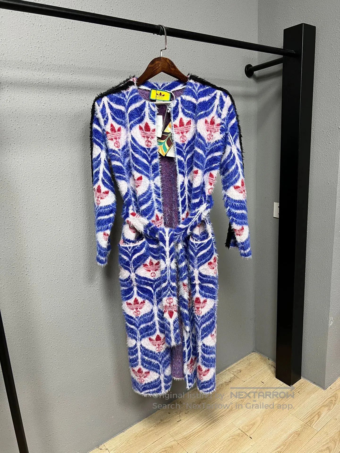 Gucci gucci x adidas blue patterned coat. Size XS / US 0-2 / IT 36-38 - 1 Thumbnail