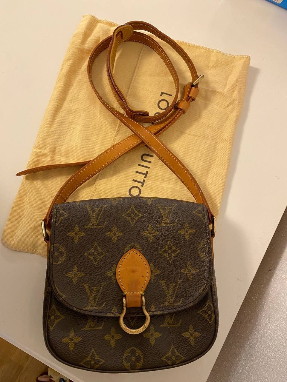 Louis Vuitton Louis Vuitton Saint Cloud Mini Monogram bag brown Leather Size ONE SIZE - 9 Thumbnail