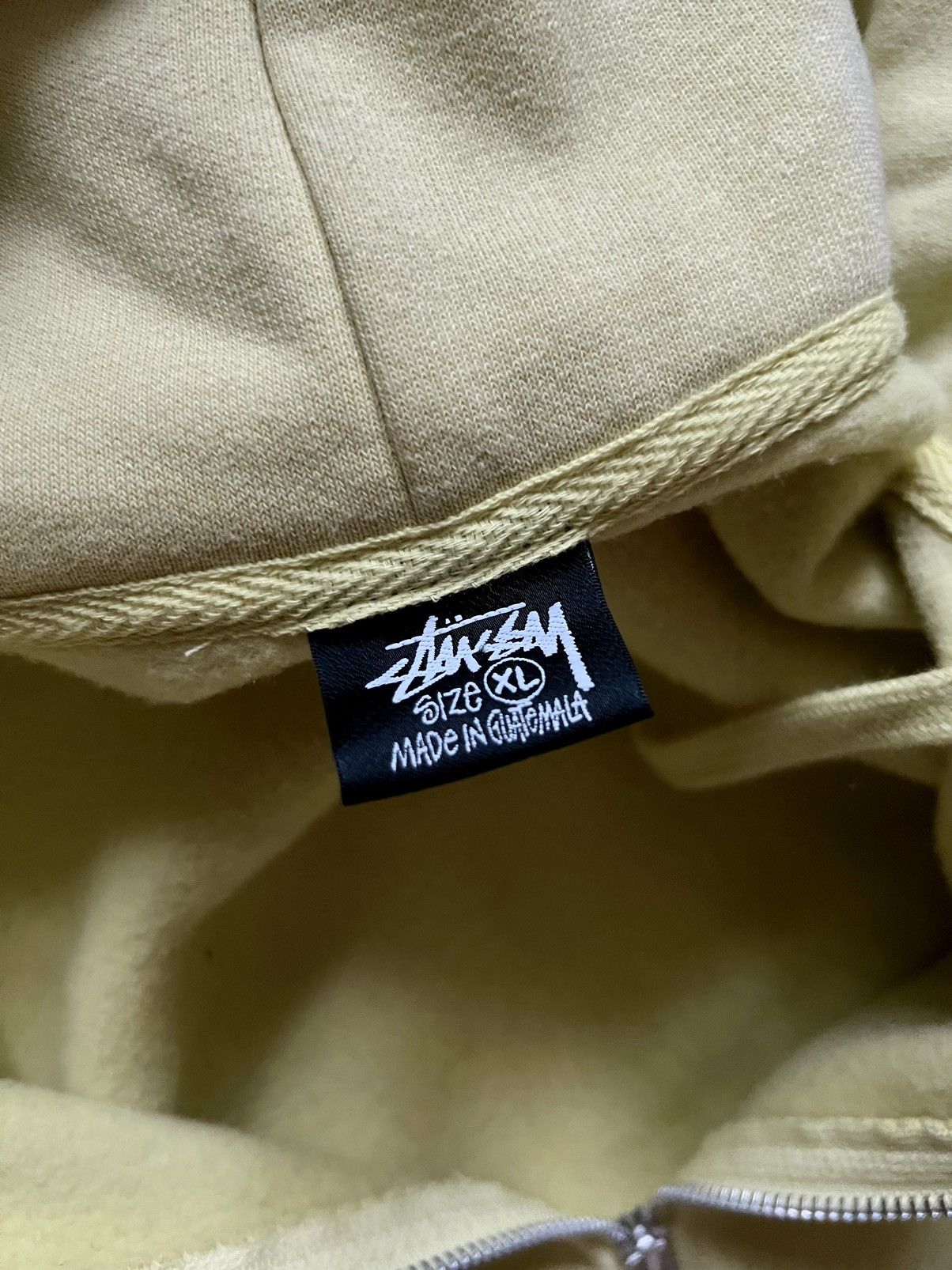 Stussy STUSSY BURNING STOCK HOODIE YELLOW - XL Size US XL / EU 56 / 4 - 7 Thumbnail