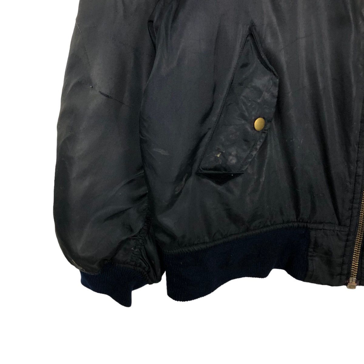Japanese Brand 🔥90s RIOT RIOT REVERSIBLE BOMBER JACKET USS MIDWAY MILITARY Size US M / EU 48-50 / 2 - 4 Thumbnail