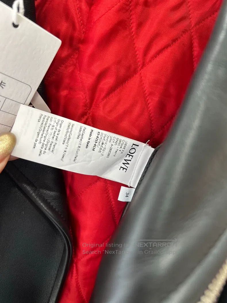 Loewe Loewe Leather jacket Size XXS / US 00 / IT 34 - 5 Thumbnail