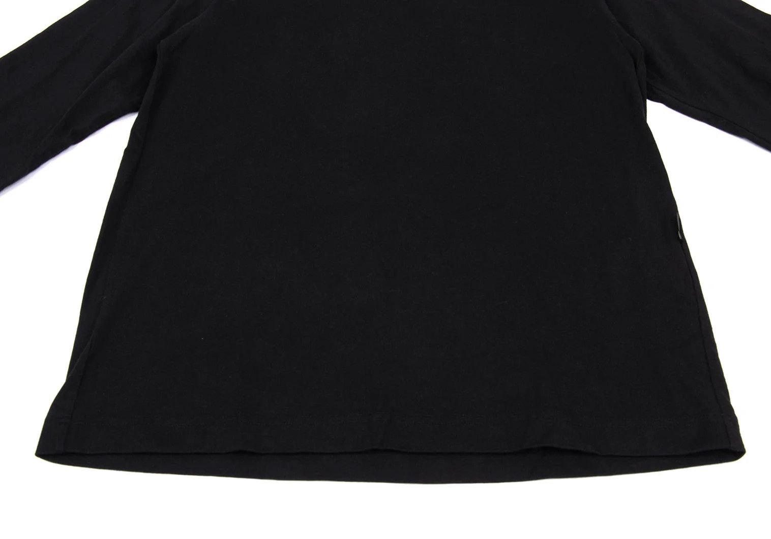 Yohji Yamamoto Yohji Yamamoto Cotton Collar Belt Design Cutsew Black 2 Size US M / EU 48-50 / 2 - 7 Thumbnail