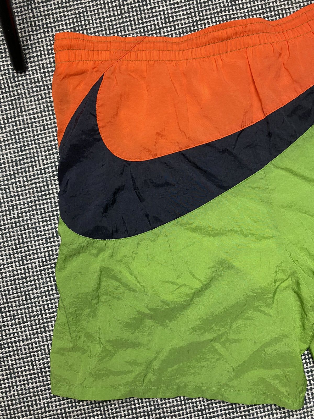 Nike × Vintage Nike vintage Big swoosh shorts y2k drill Size US 31 - 9 Thumbnail