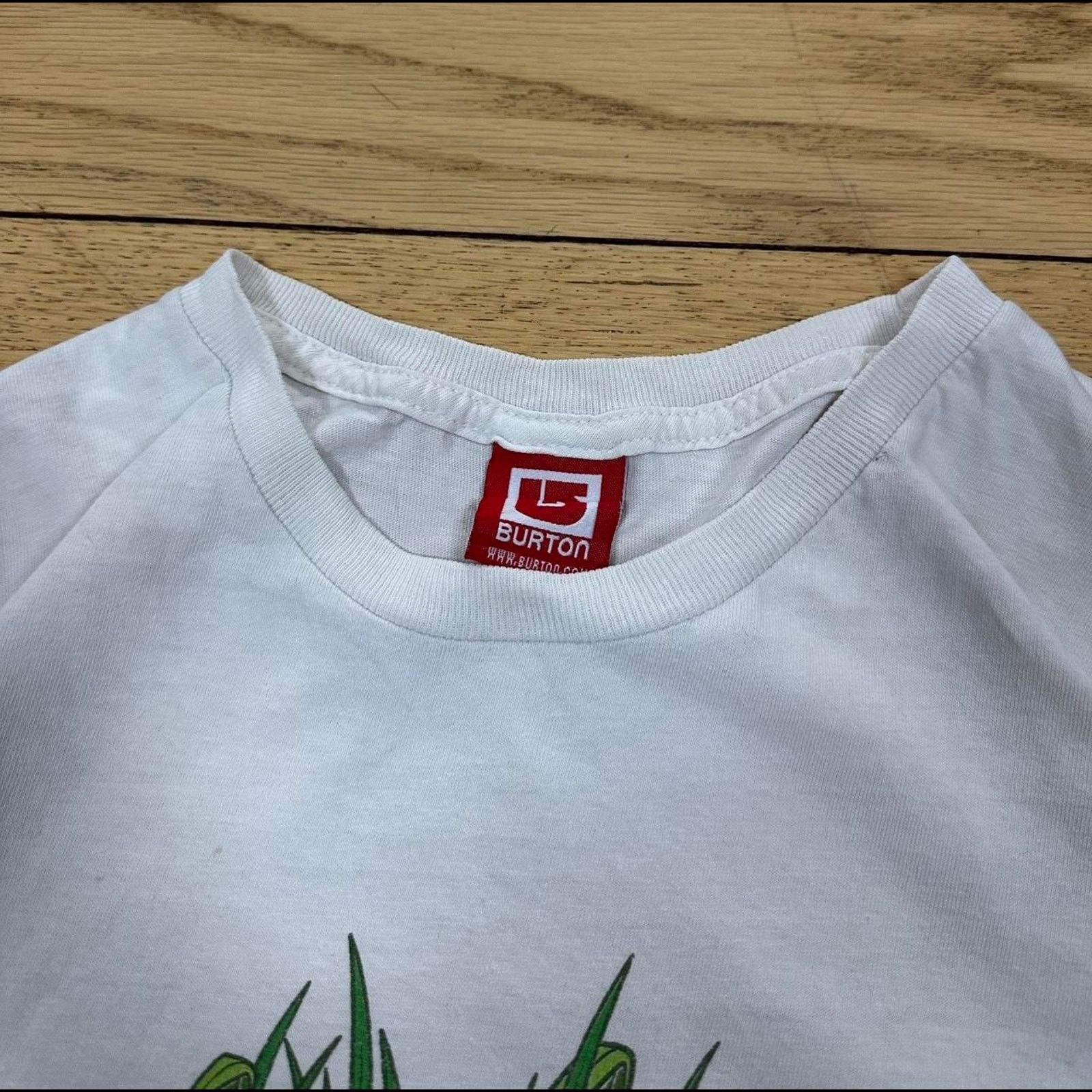 Burton × Vintage Vintage Burton Snowboards T-shirt Size US XL / EU 56 / 4 - 3 Thumbnail