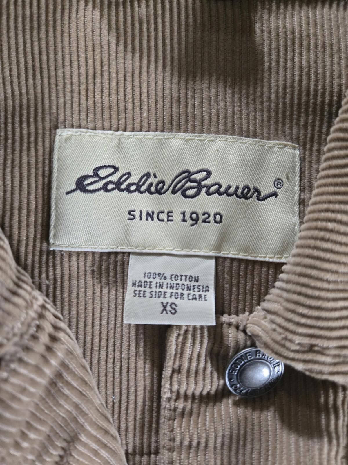 Eddie Bauer Eddie Bauer Cordoroy XS Jacket With Buttons Size XS / US 0-2 / IT 36-38 - 2 Thumbnail