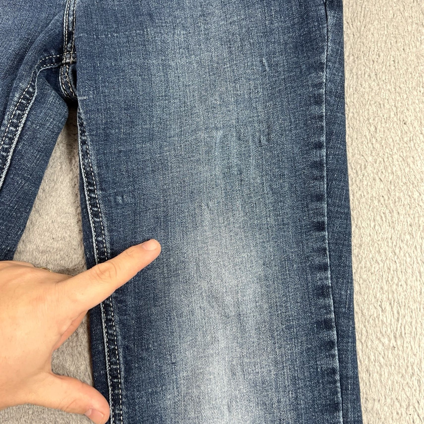 Silver Jeans Co. Silver Jeans Suki Bootcut Jeans Womens 28 Blue Mid Rise Dark Wash Denim Stretch, 5-Pocket, Regular, Inseam 34 - Silver Jeans Brand Size 28" / US 6 / IT 42 - 2 Thumbnail