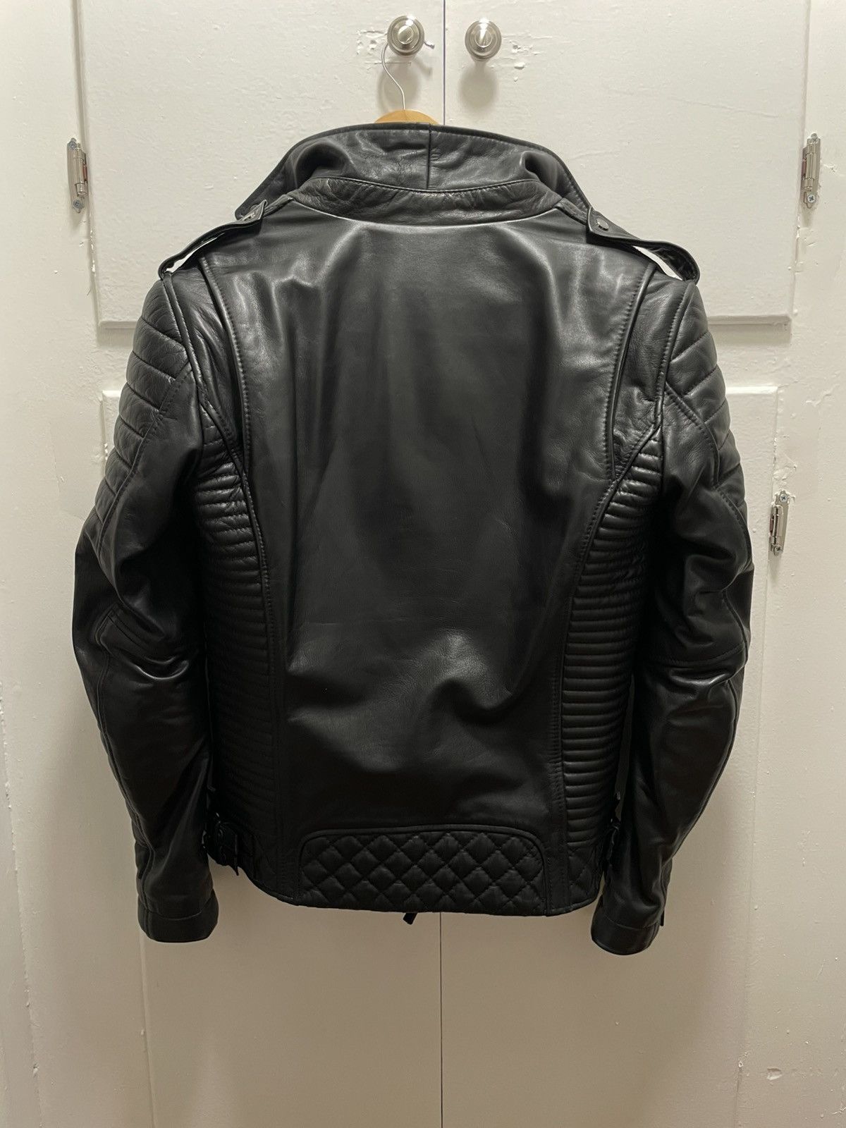 Boda Skins Boda Skins Kay Michaels Black Tall M Biker Leather Jacket CE Size US M / EU 48-50 / 2 - 17 Thumbnail