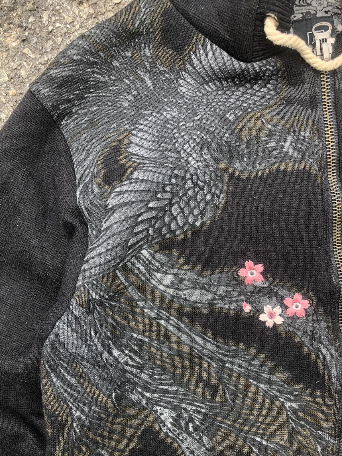 Japanese Brand RARE Vintage Overprint Embroidery Japanese Sukajan Hoodie Size US L / EU 52-54 / 3 - 11 Thumbnail