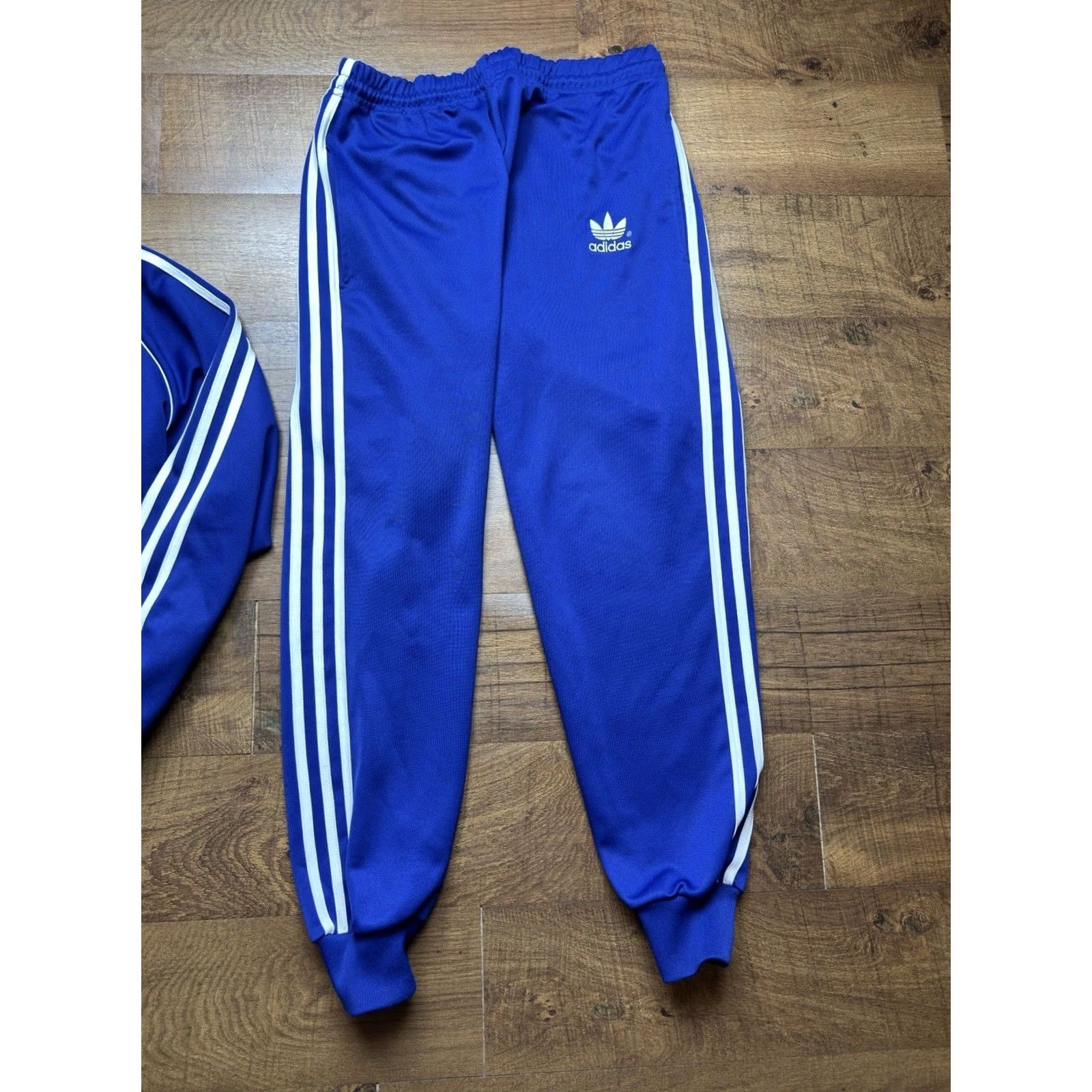 Adidas VINTAGE adidas Track Suit Blue 2 Piece Men’s M Jacket Pants Set Size 40R - 3 Thumbnail