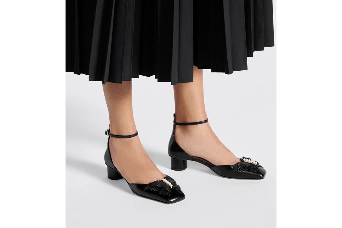 Dior o1bcso1str0225 Tale Pump in Black Size US 7 / IT 37 - 6 Thumbnail