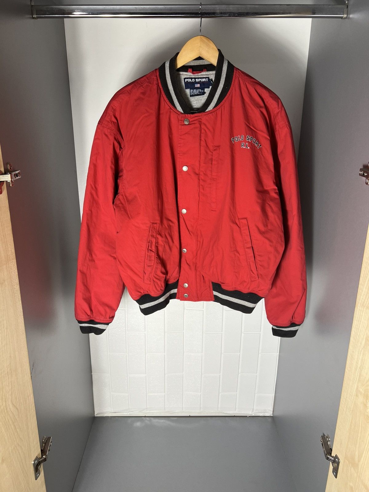 Polo Ralph Lauren × Vintage VERY RARE POLO SPORT RALPH LAUREN BOMBER LIGHT JACKET 90s Size US L / EU 52-54 / 3 - 1 Thumbnail