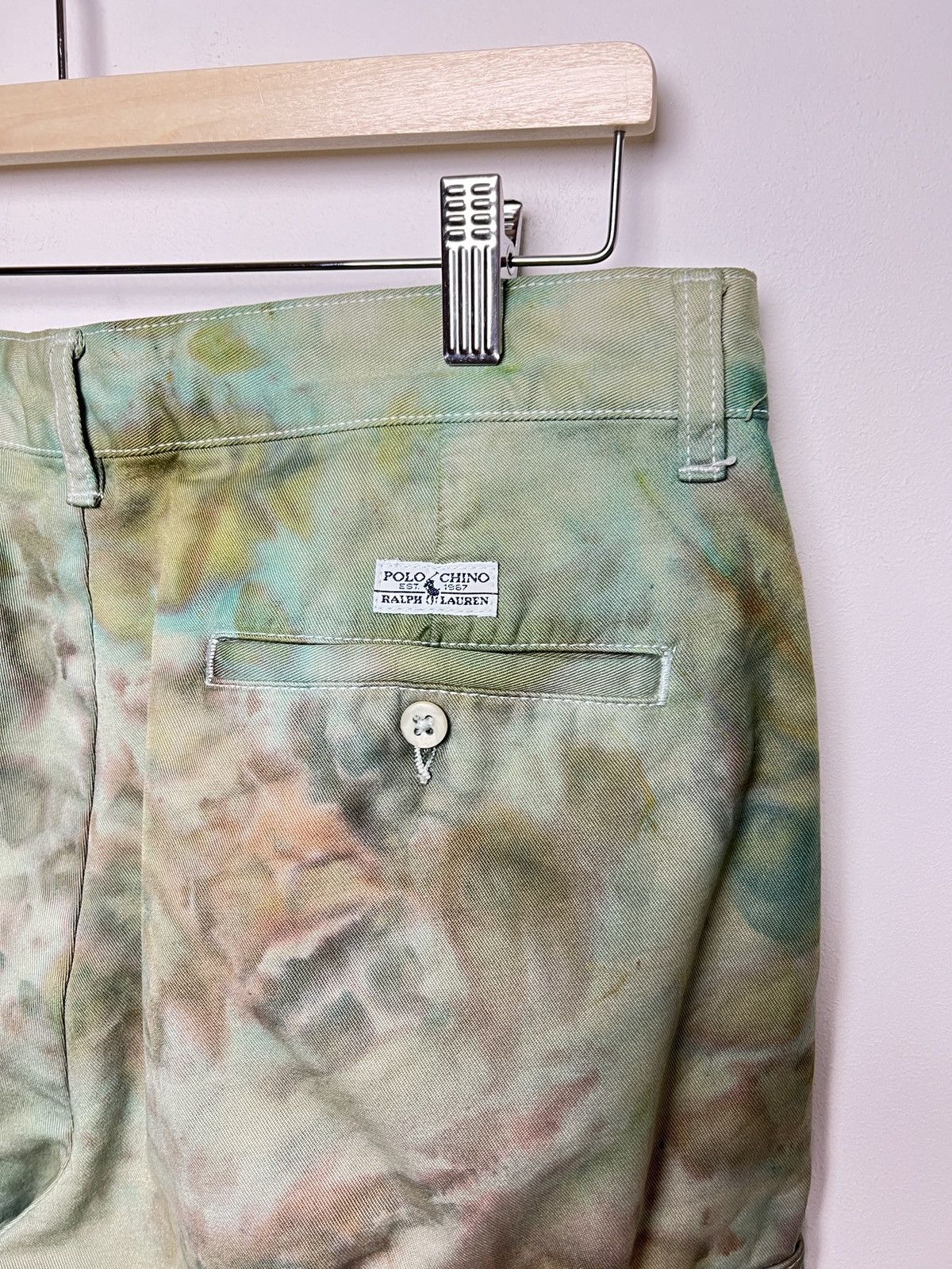 Polo Ralph Lauren ralph lauren tie dye cargo camo multipocket army pants Size US 34 / EU 50 - 8 Thumbnail