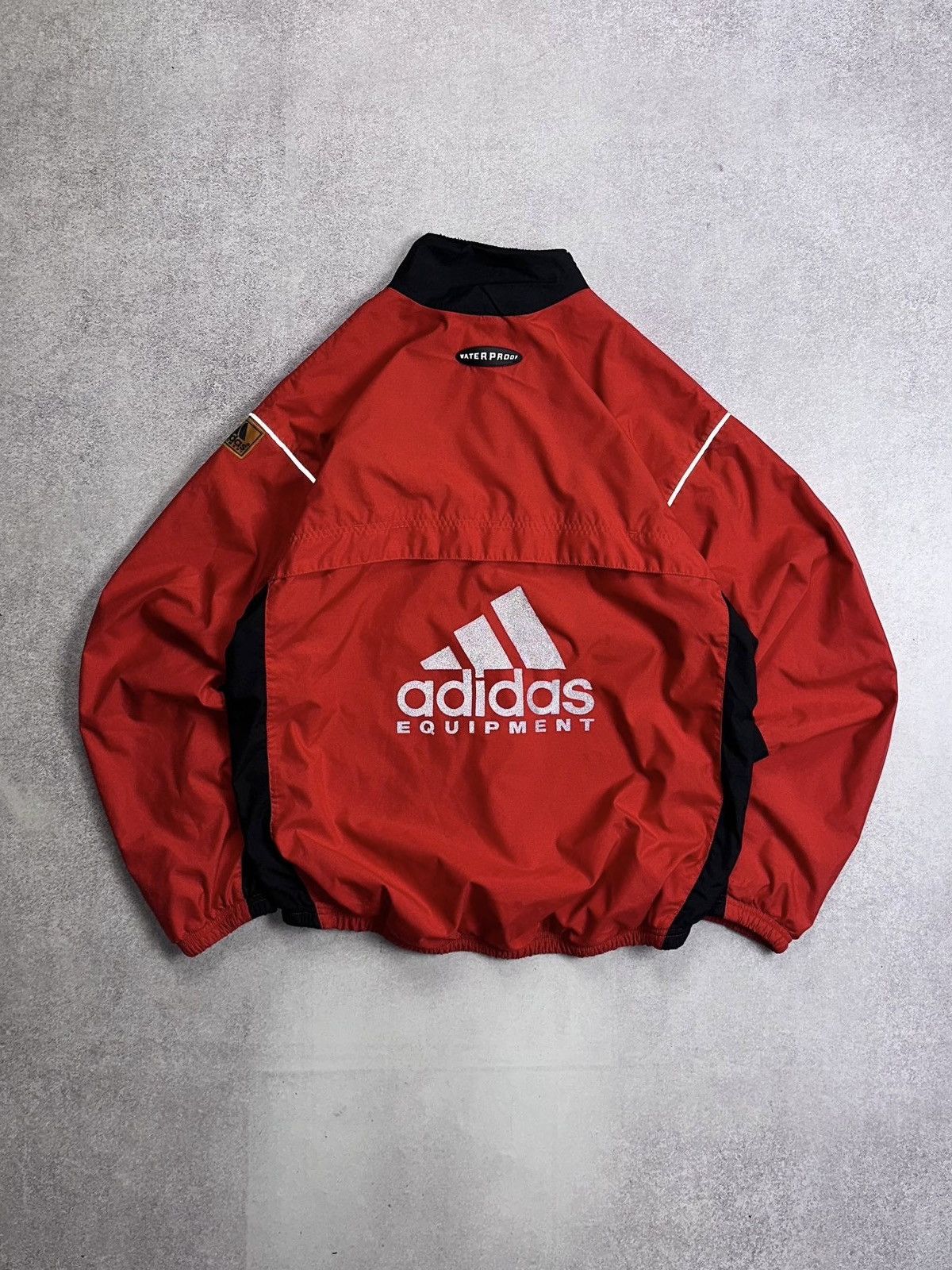 Adidas Vintage 90s Adidas Equipment Nylon Reflective Jacket Size US S / EU 44-46 / 1 - 1 Thumbnail