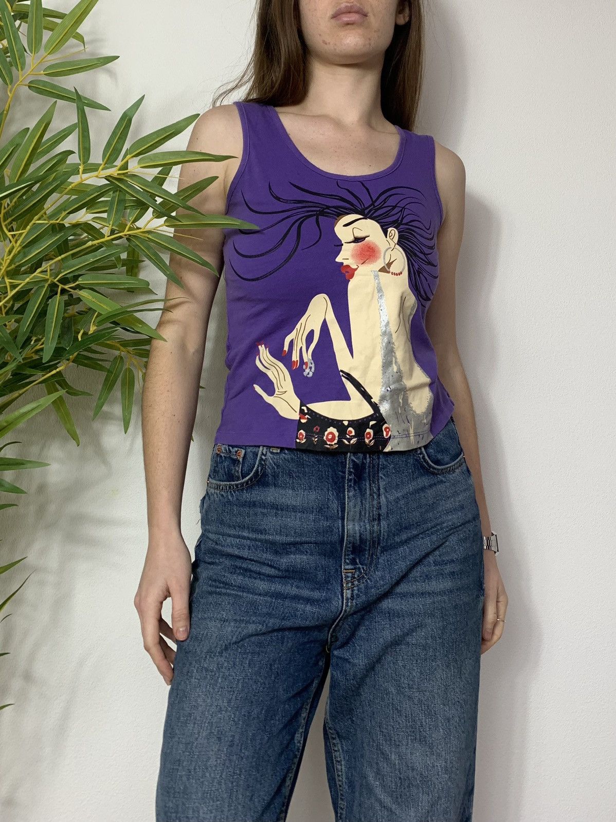 Vintage VINTAGE JAPANESE STYLE GIRL AVANT GARDE TANK TOP Size S / US 4 / IT 40 - 6 Thumbnail