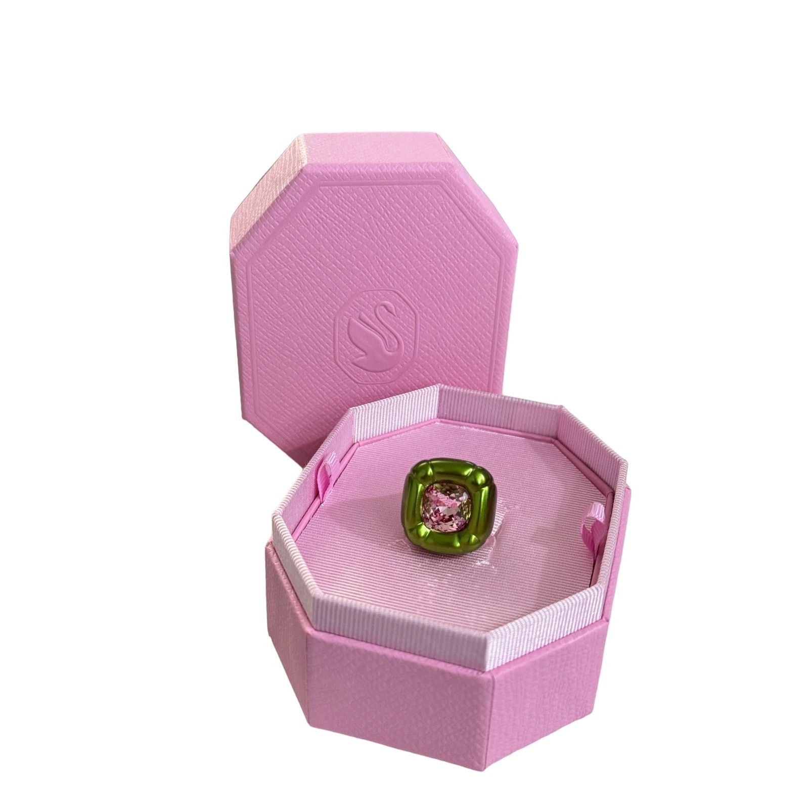 Swarovski Swarovski Dulcis Cocktail Ring sizen 60 / 9 Green New Size ONE SIZE - 2 Thumbnail