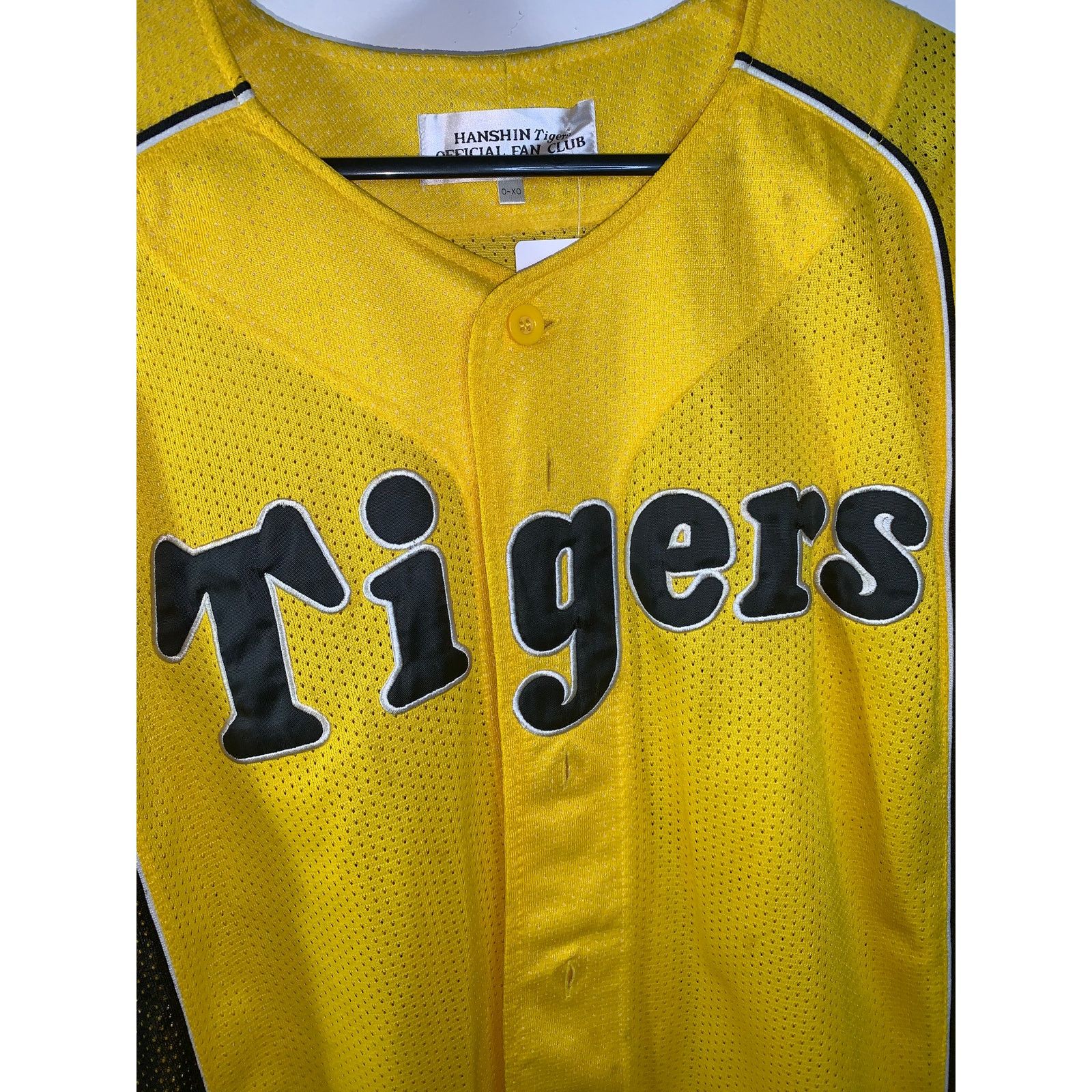 Vintage Hanshin Tigers #25 Official Fan Club Jersey Japan Size US L / EU 52-54 / 3 - 6 Thumbnail