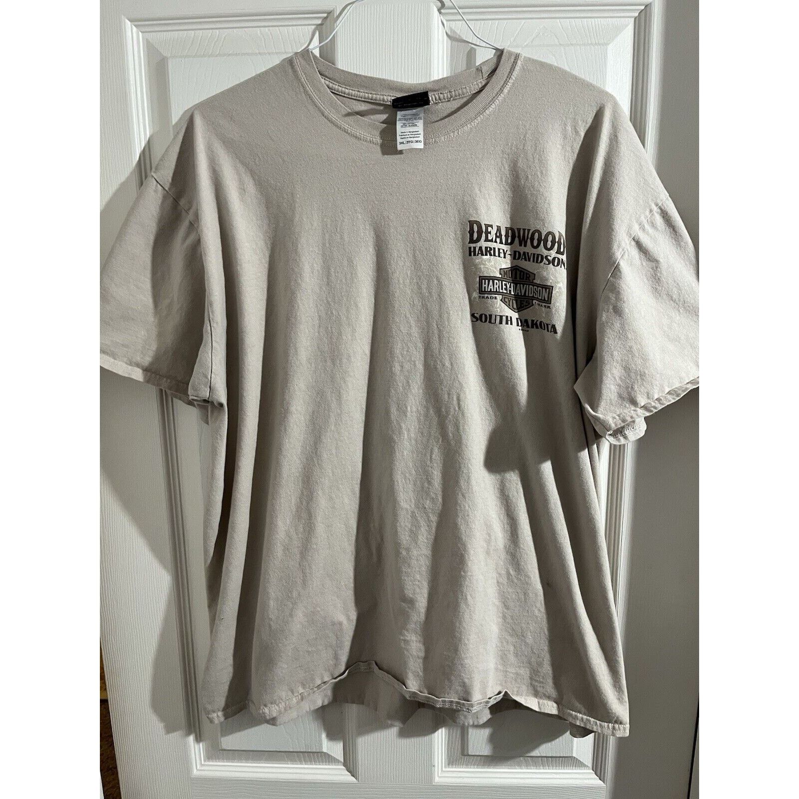Harley Davidson Harley Davidson Shirt Sz 3XL Deadwood South Dakota Wild Bill Size US XXL / EU 58 / 5 - 1 Thumbnail