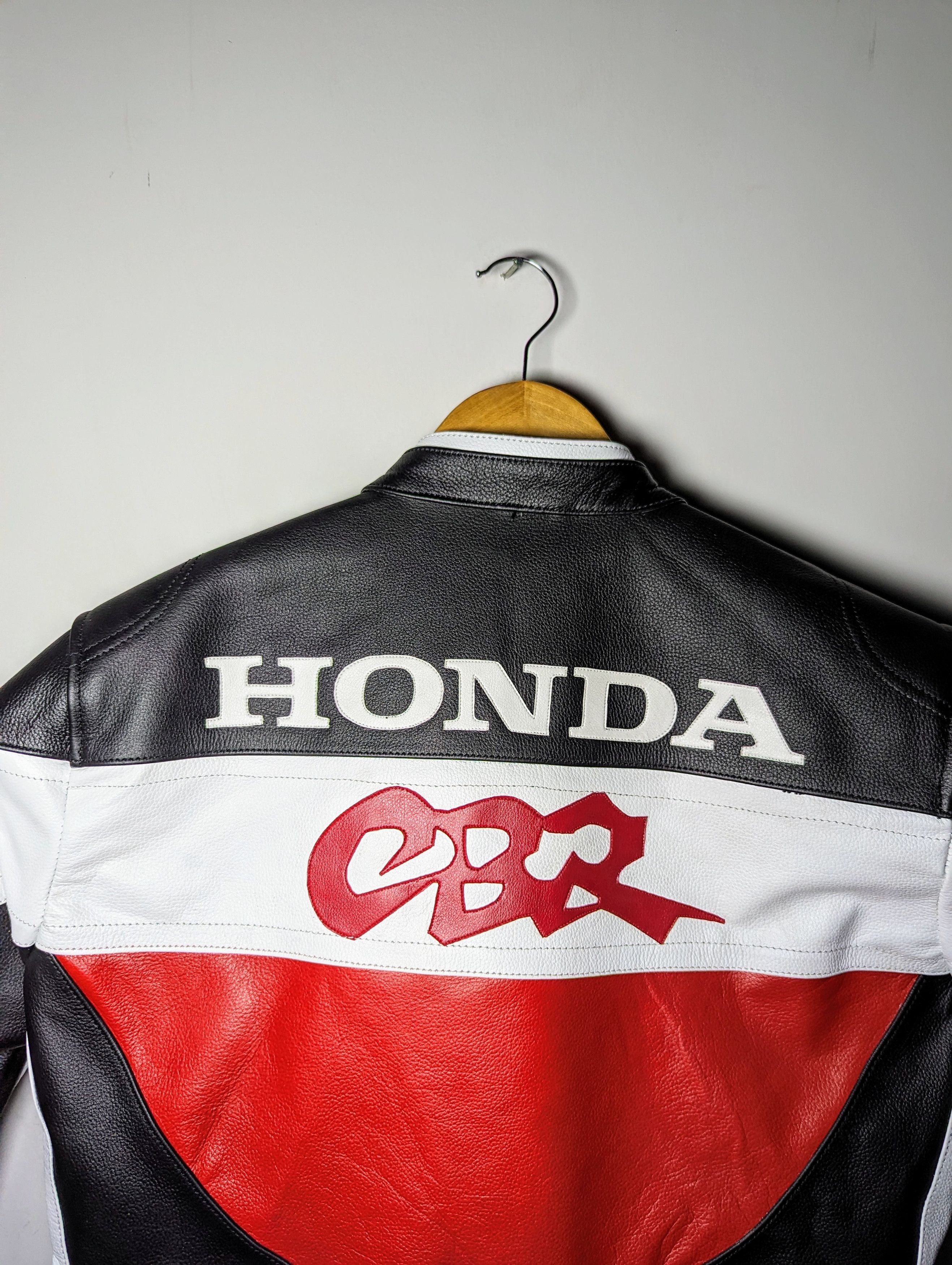 Honda 💥🔥 HONDA CBR RACING LEATHER JACKET RARE Size US S / EU 44-46 / 1 - 11 Thumbnail