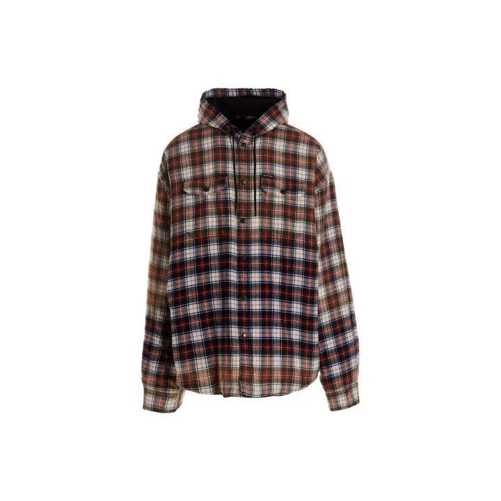 Balenciaga Balenciaga SS23 Plaid Detail Long Sleeve Shirt 0079-2507 Size US L / EU 52-54 / 3 - 1 Thumbnail