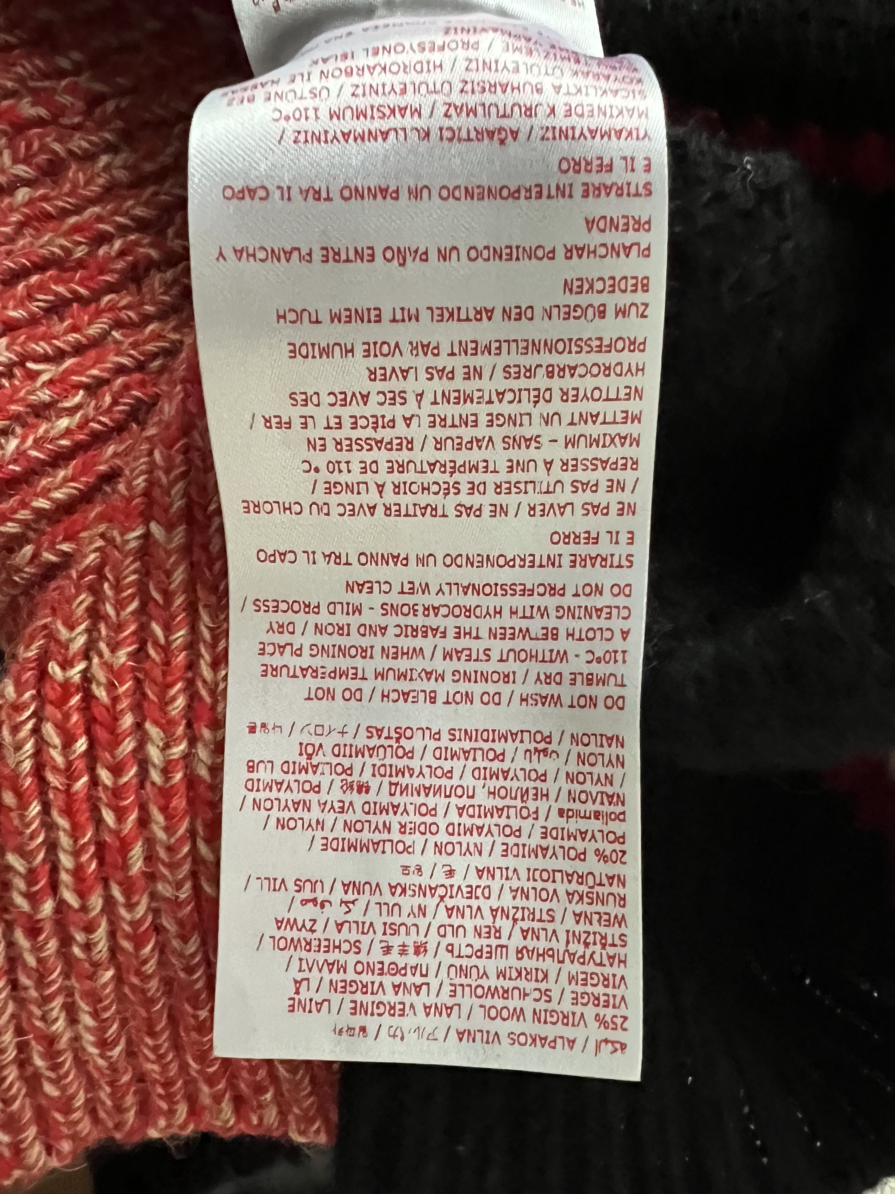 Marni Alpaca Knit 2 Color Size US L / EU 52-54 / 3 - 18 Thumbnail