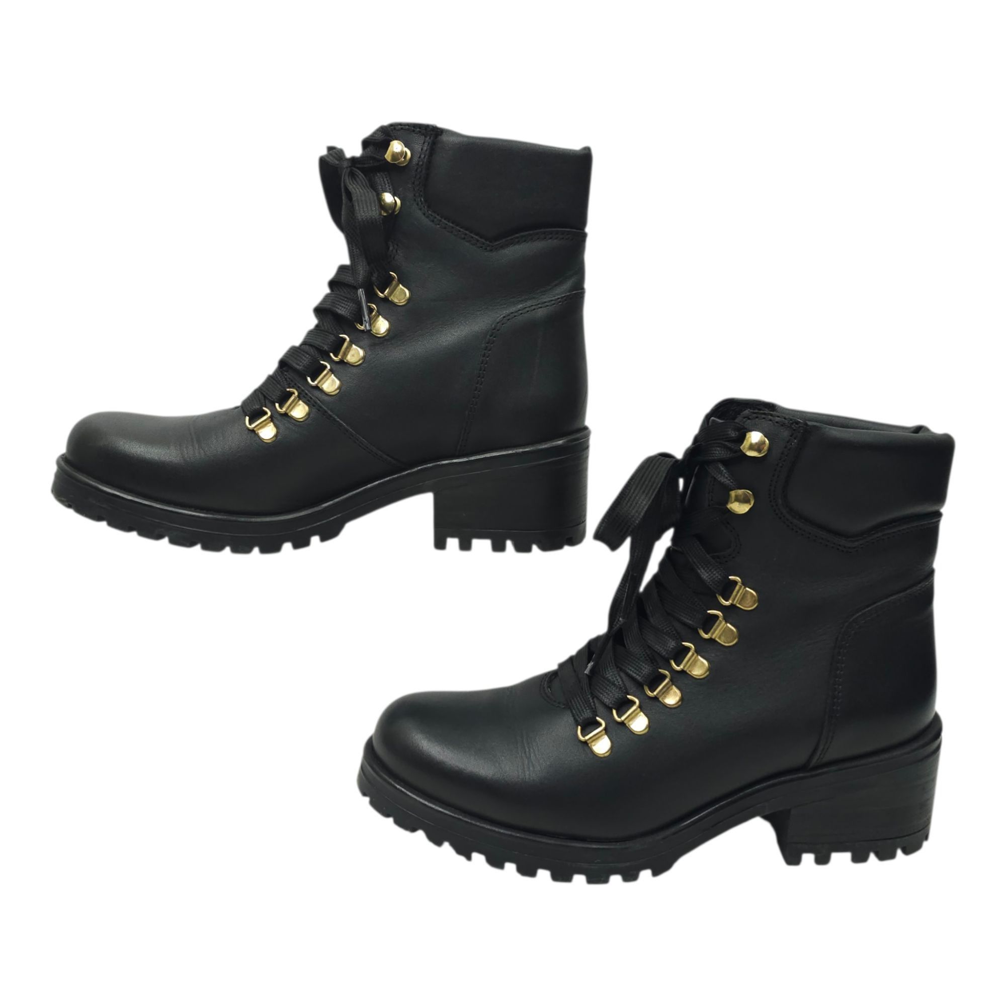 Steve Madden Steve Madden Galway Leather Ankle Boots Size 8.5 Lace Up Size US 8.5 / IT 38.5 - 11 Thumbnail