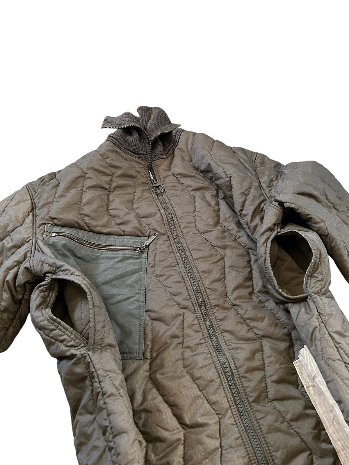 Vintage Vintage 90s German Army Quilted Jacket Rebuilt By Adition Size US XL / EU 56 / 4 - 10 Thumbnail