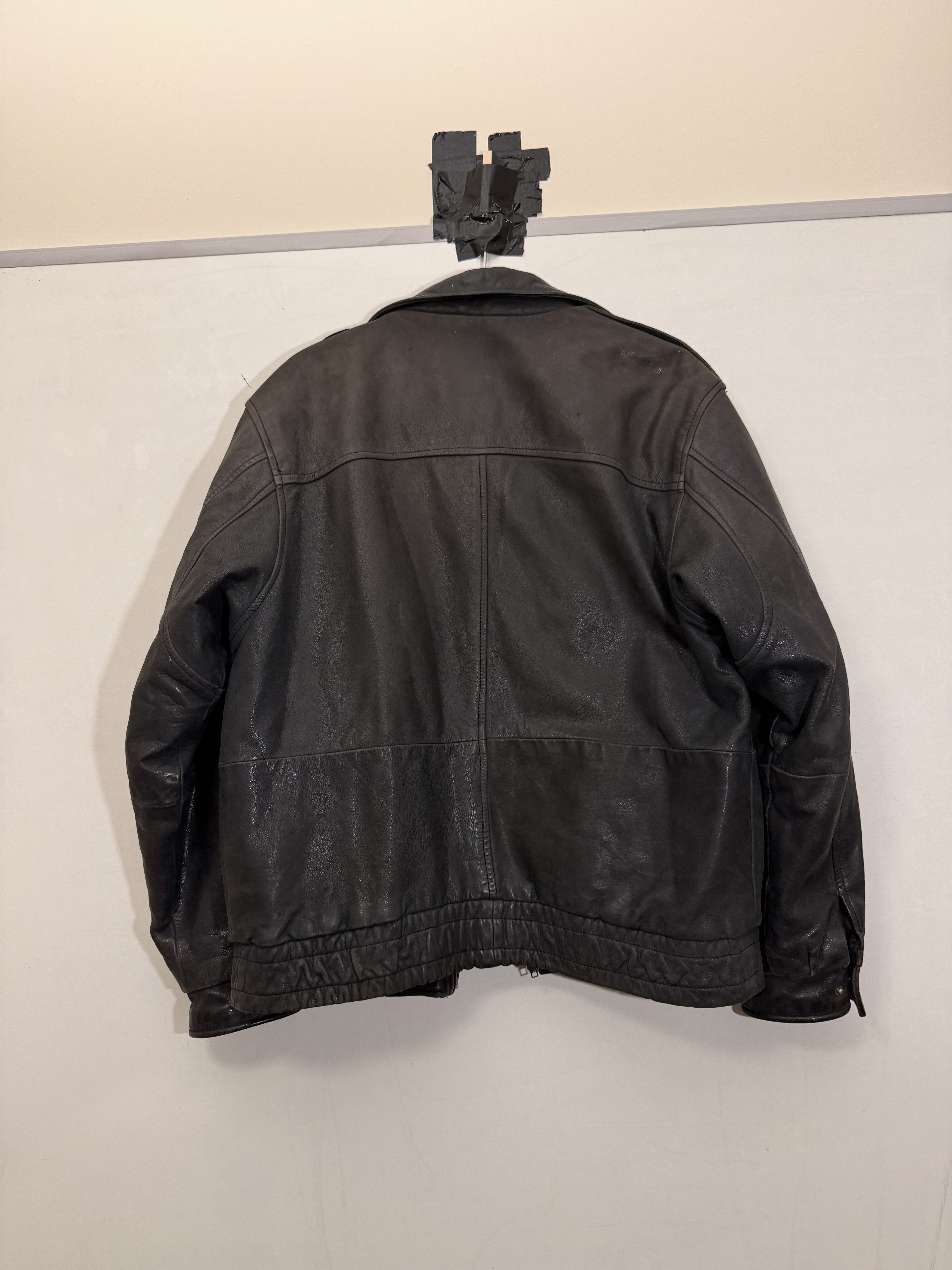 Cooper 80’s 90’s VTG Vintage Cooper Genuine Leather Grey Jacket Size US M / EU 48-50 / 2 - 2 Thumbnail