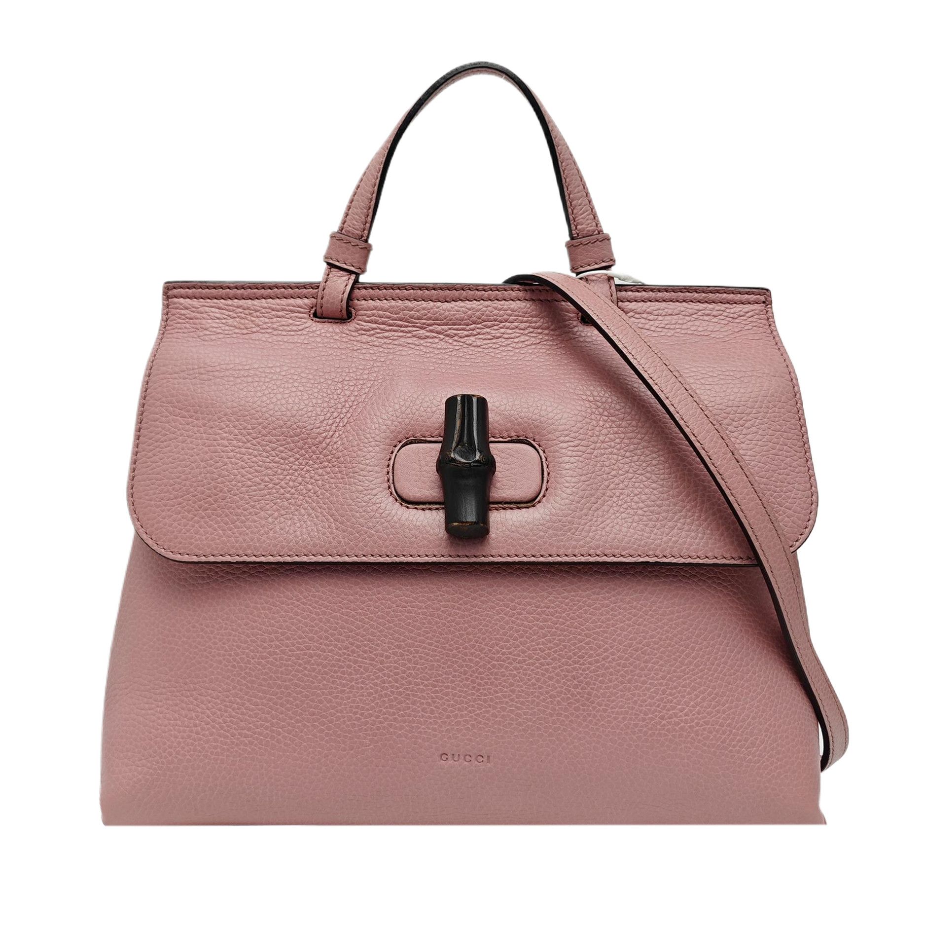 Gucci Gucci Daily Bamboo Leather Handle Bag Size OS Size ONE SIZE - 1 Thumbnail