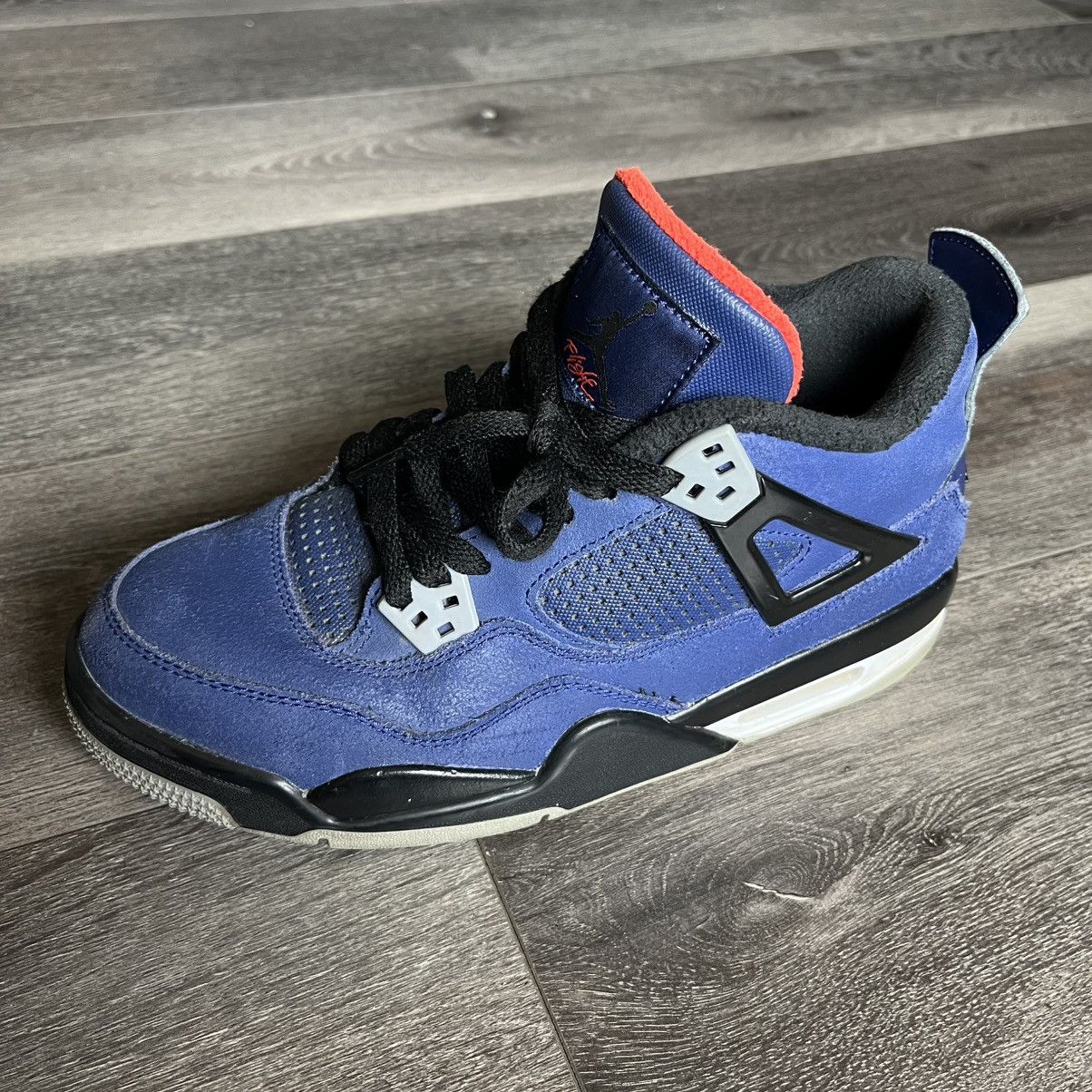 Jordan Brand × Vintage Air Jordan 4 IV Retro Winterized Loyal Blue GS 7Y CQ9745-401 Size US 7 / EU 40 - 10 Thumbnail