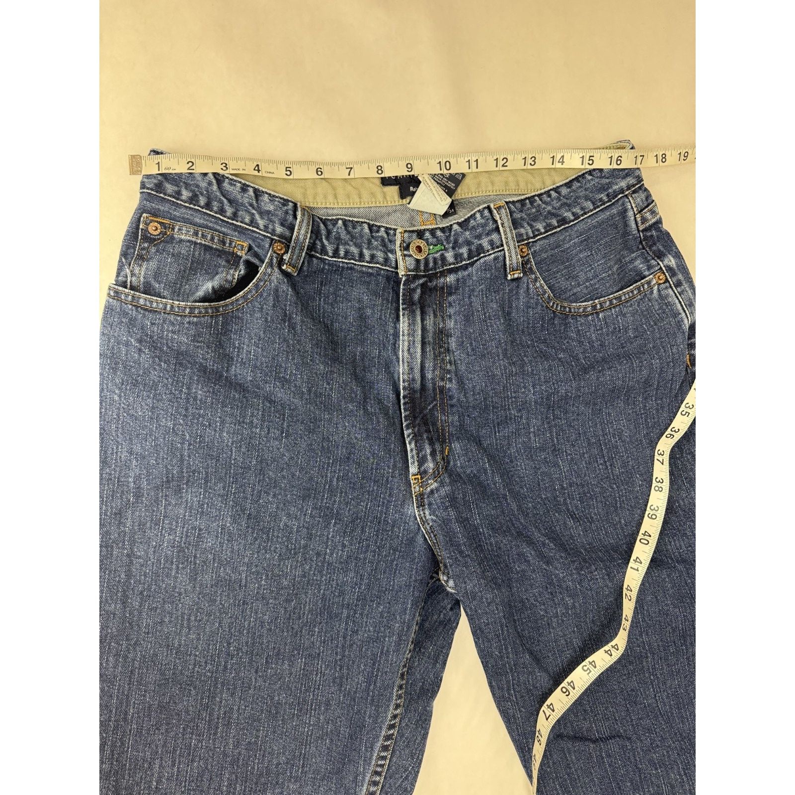 Tommy Hilfiger Y2K Tommy Hilfiger Men's Jeans Vintage 2000s Logo 34 * 34 Size US 34 / EU 50 - 6 Thumbnail