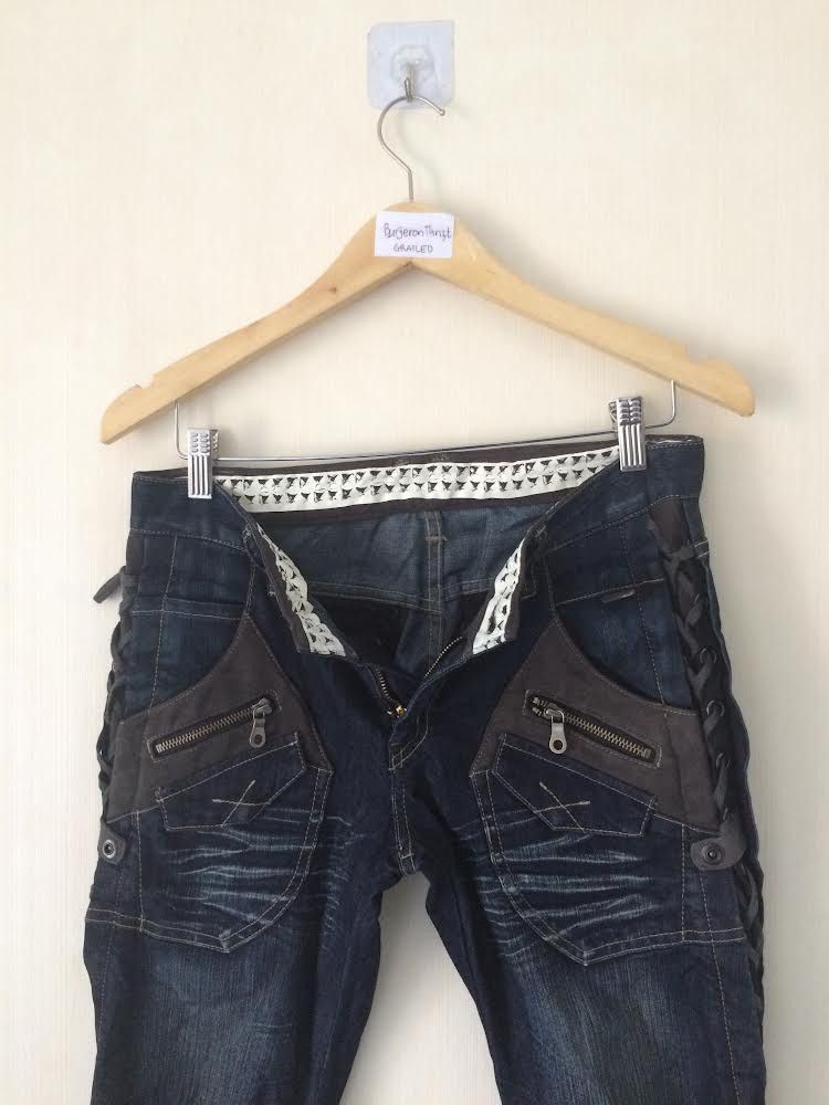 Japanese Brand × PPFM × Seditionaries PPFM Japanese Bondage Punk Hybrid Jeans Size US 30 / EU 46 - 7 Thumbnail