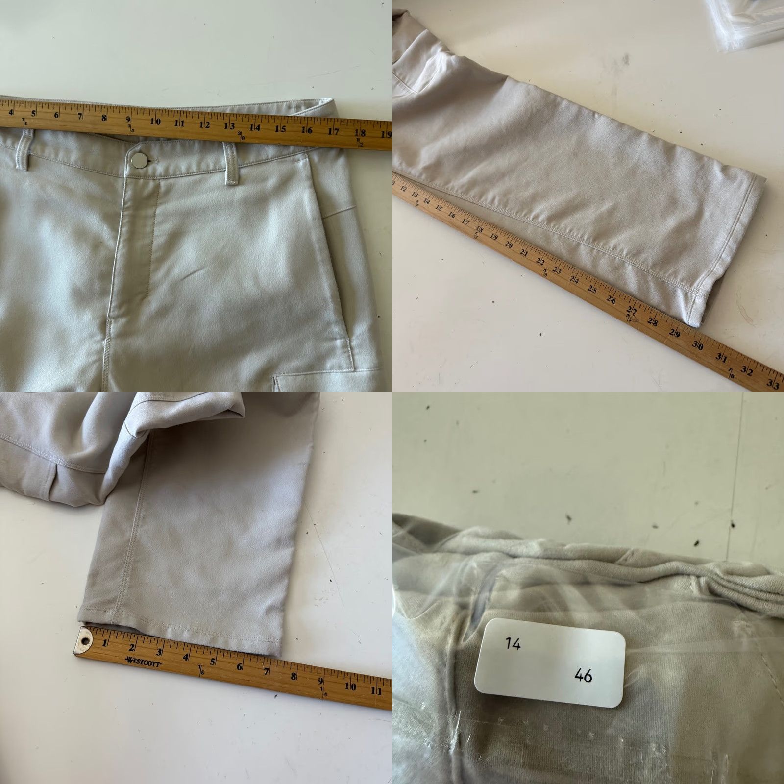 Lululemon Lululemon Lab Utilitech Cargo Pants Beige Womens 34 x 30 LM5AV2S Size 24" / US 00 / IT 34 - 8 Thumbnail